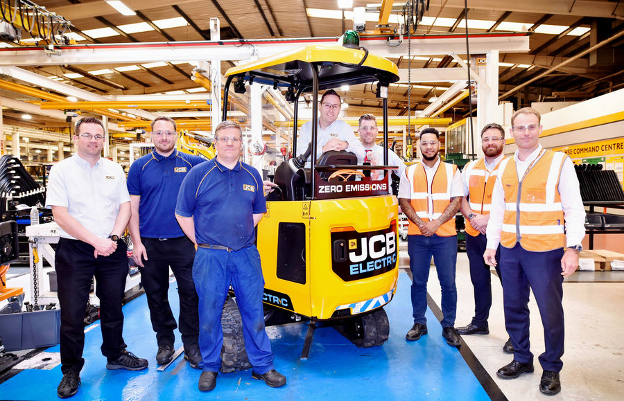 JCB純電動微挖來了！首批50臺19電動微挖發運！