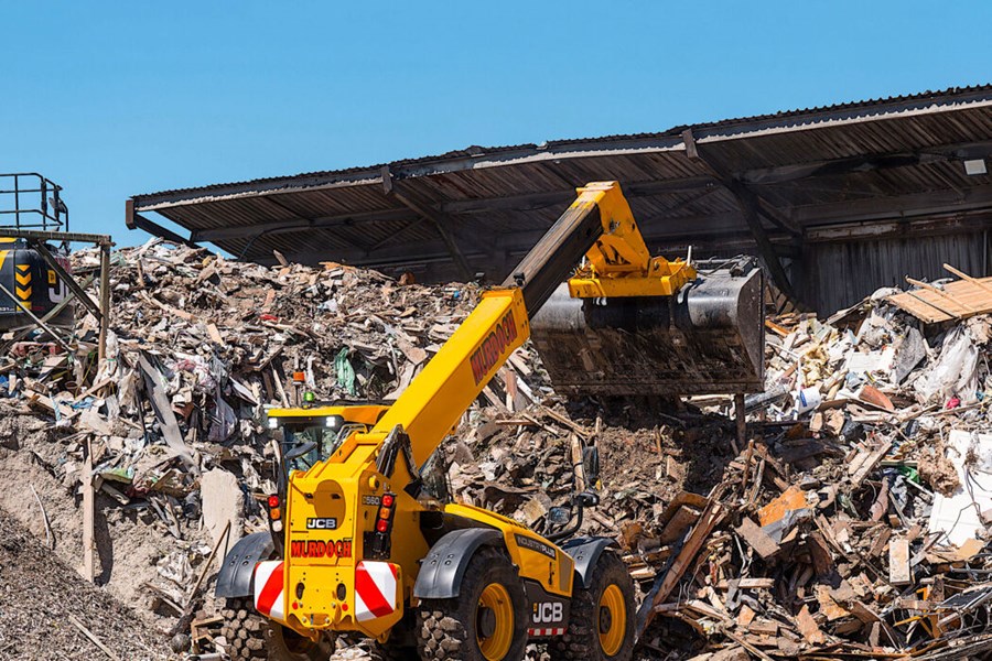 JCB 歐五 560-80伸縮臂叉裝車熱銷廢物處理行業